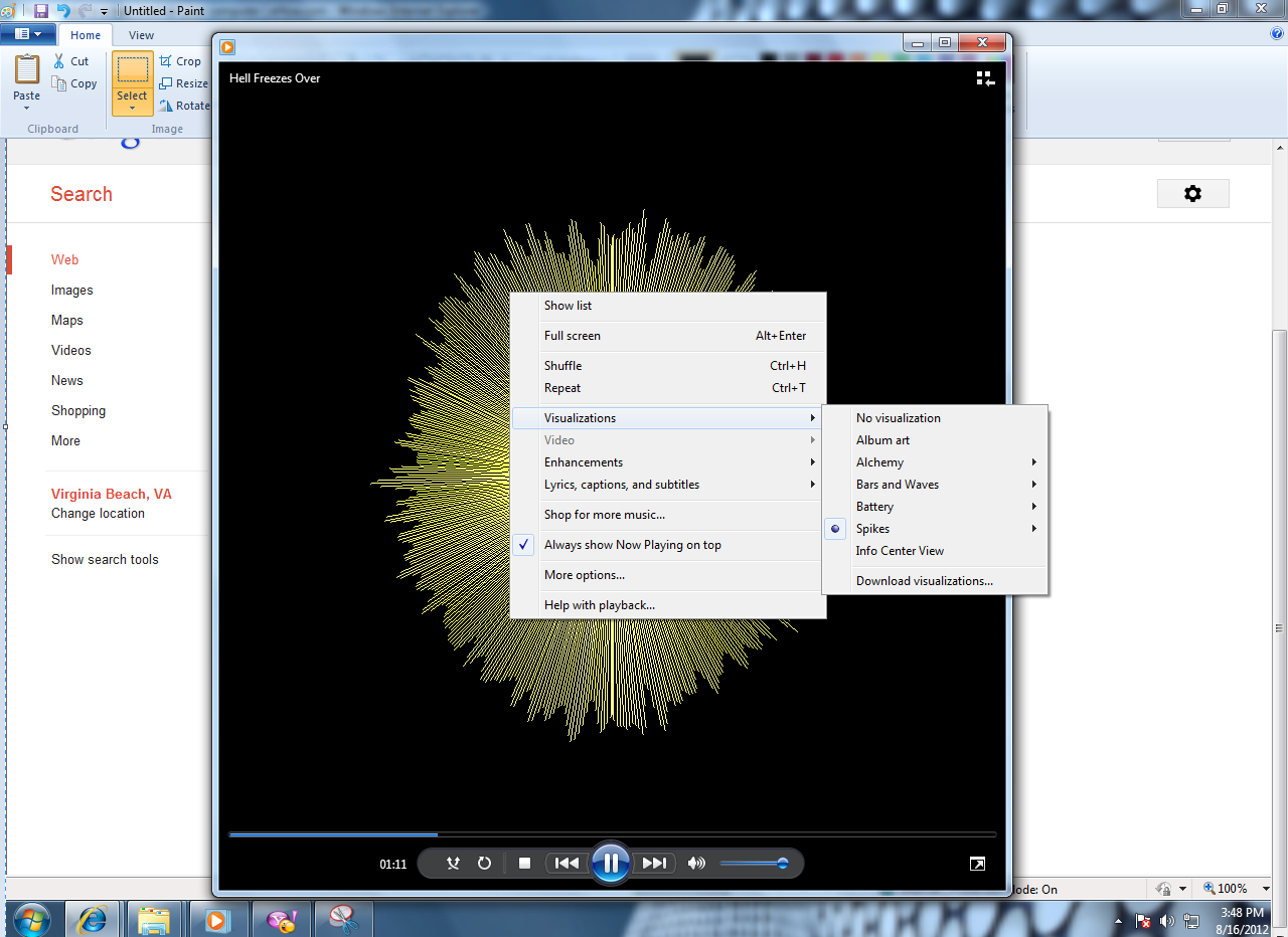 microsoft windows media player visualizations download